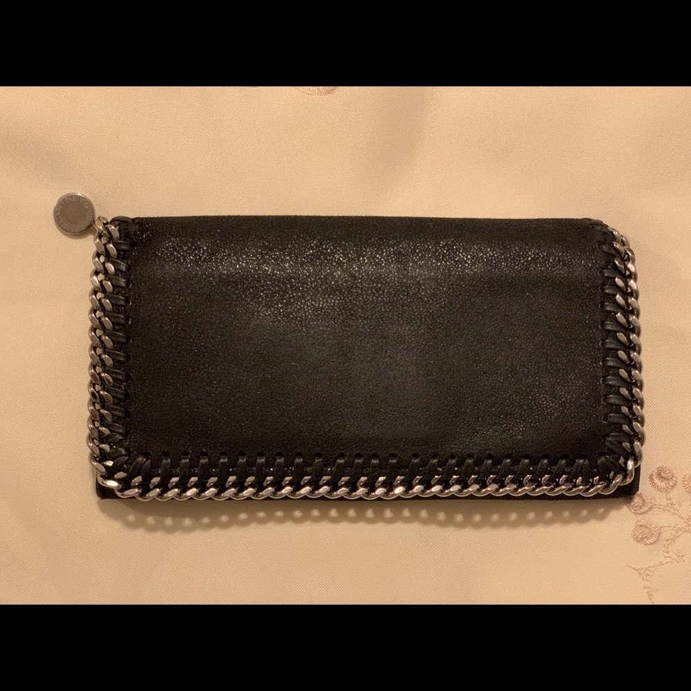 Stella McCartney Falabella BLACK flap wallet